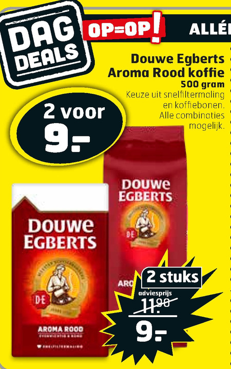 Douwe Egberts   koffie, koffiebonen folder aanbieding bij  Trekpleister - details