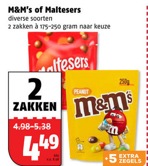 Maltesers   chocolade, chocoladepindas folder aanbieding bij  Poiesz - details