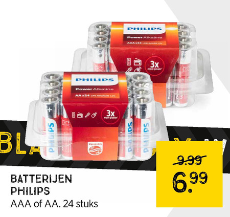 Philips   batterij folder aanbieding bij  Xenos - details