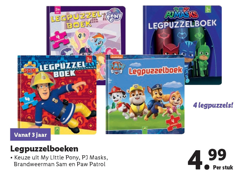 Brandweerman Sam   legpuzzel folder aanbieding bij  Lidl - details