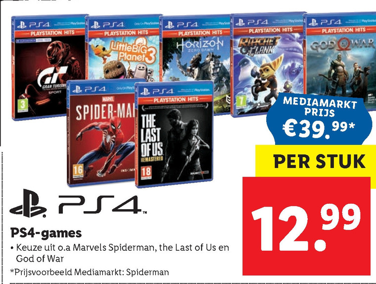 ps4 aanbieding bij Lidl - details