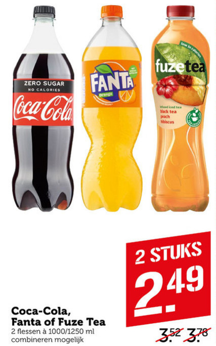 Fanta   frisdrank, ice tea folder aanbieding bij  Coop - details