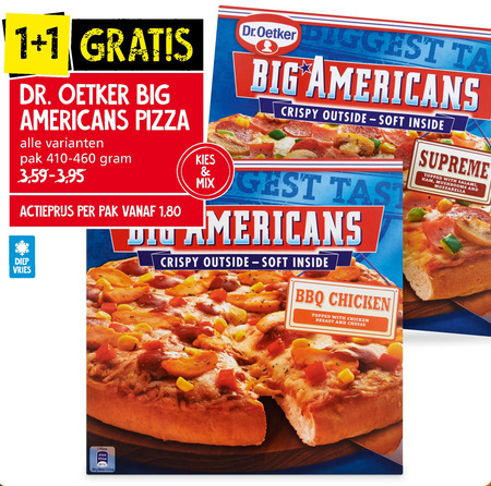 Dr Oetker   diepvriespizza folder aanbieding bij  Jan Linders - details