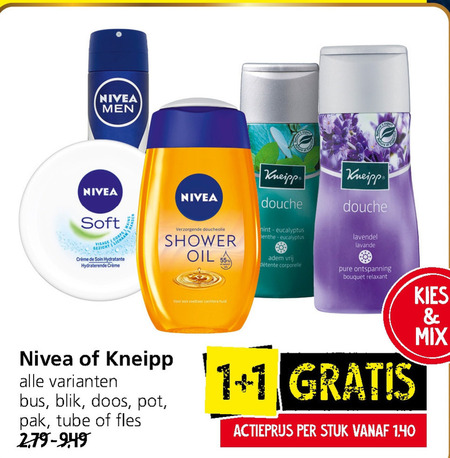 Nivea   douchegel folder aanbieding bij  Jan Linders - details