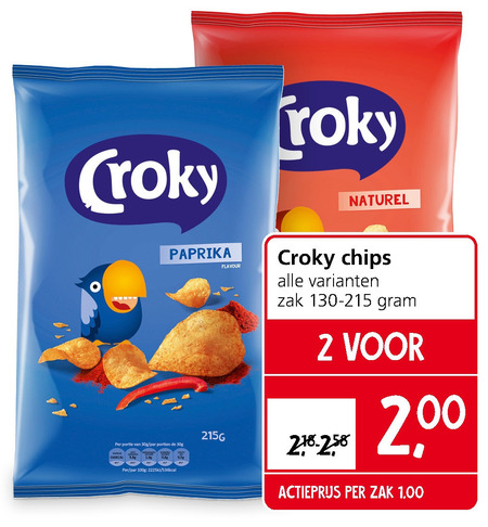 Croky   chips folder aanbieding bij  Jan Linders - details