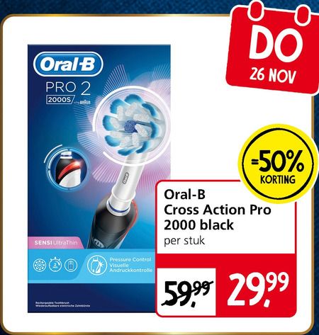 Braun Oral-B   electrische tandenborstel folder aanbieding bij  Jan Linders - details