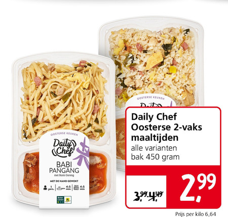 Daily Chef   oosterse maaltijd folder aanbieding bij  Jan Linders - details