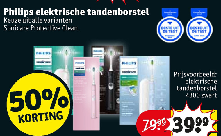 Philips   electrische tandenborstel folder aanbieding bij  Kruidvat - details