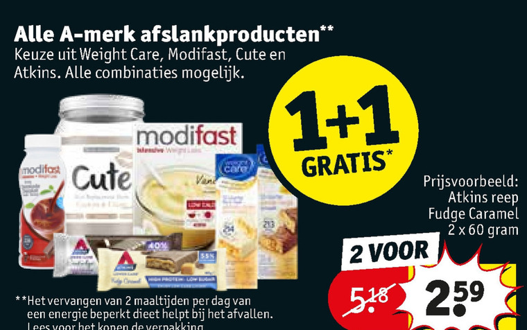 Alle merken   afslankmaaltijd folder aanbieding bij  Kruidvat - details