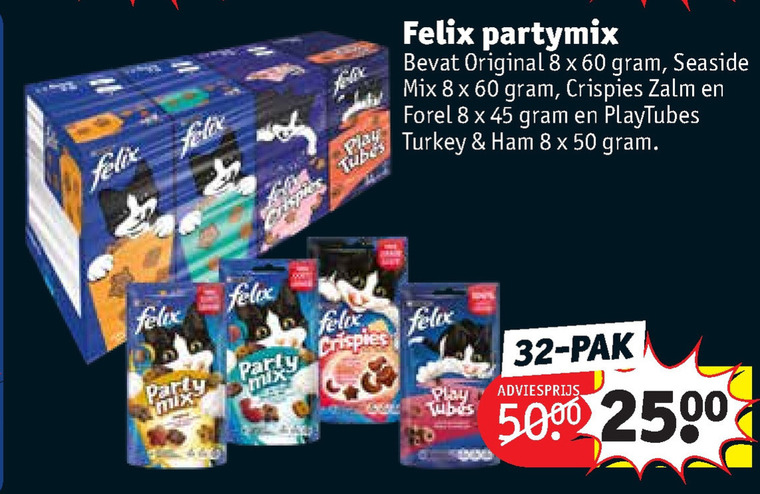 Felix   kattenvoer, kattensnacks folder aanbieding bij  Kruidvat - details