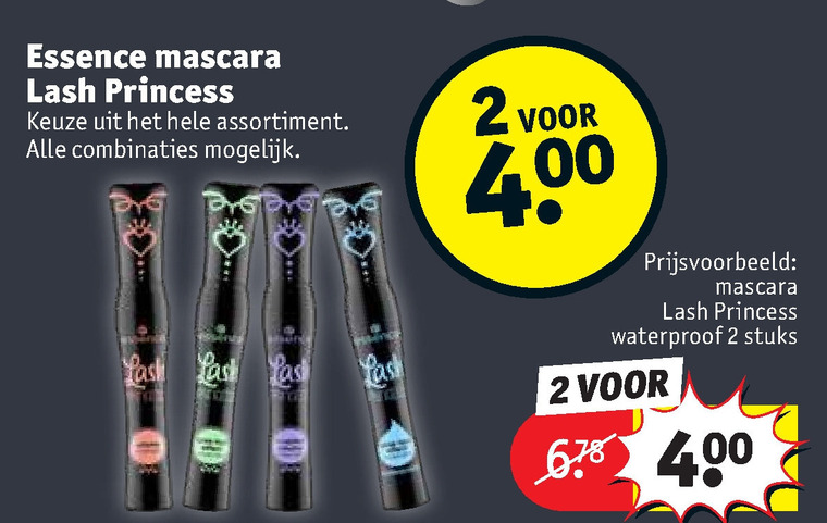 Essence   mascara folder aanbieding bij  Kruidvat - details