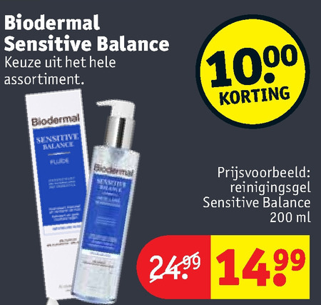 Biodermal   gezichtsverzorging, gezichtsreiniging folder aanbieding bij  Kruidvat - details