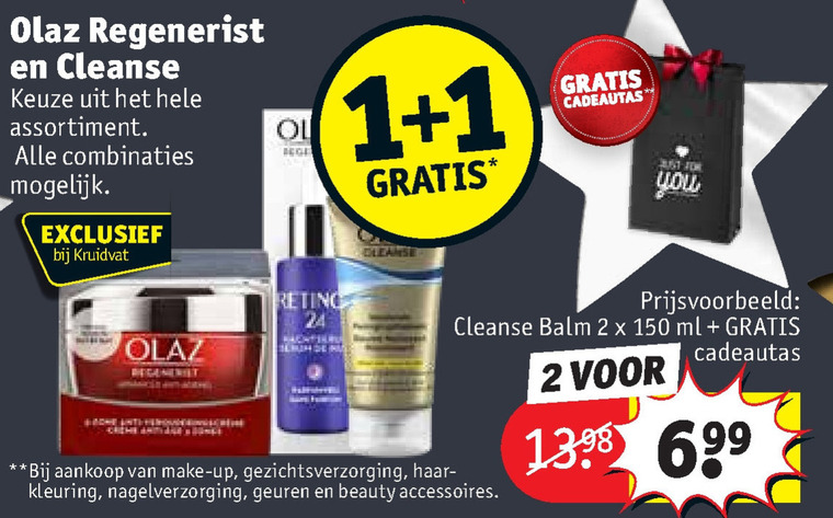 Olaz   gezichtsverzorging folder aanbieding bij  Kruidvat - details