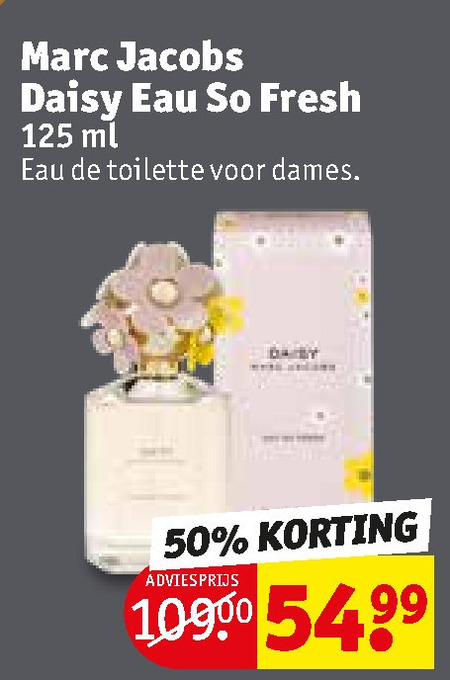 Marc Jacobs   eau de toilette folder aanbieding bij  Kruidvat - details