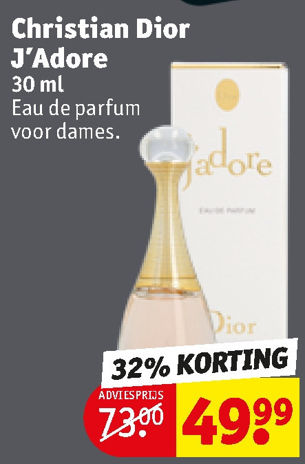 Dior   eau de parfum folder aanbieding bij  Kruidvat - details