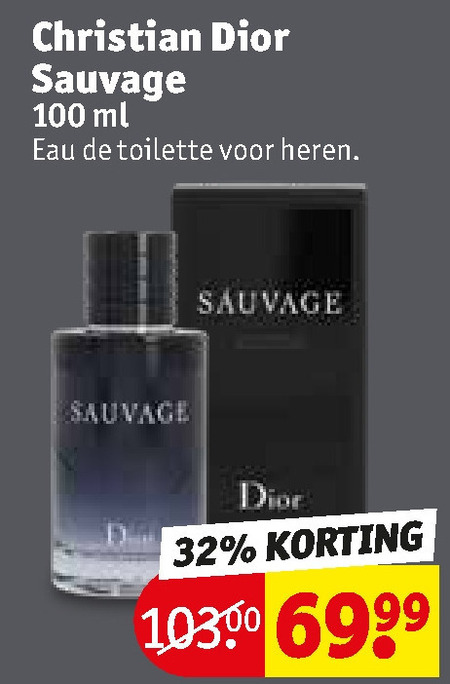 Dior   eau de toilette folder aanbieding bij  Kruidvat - details