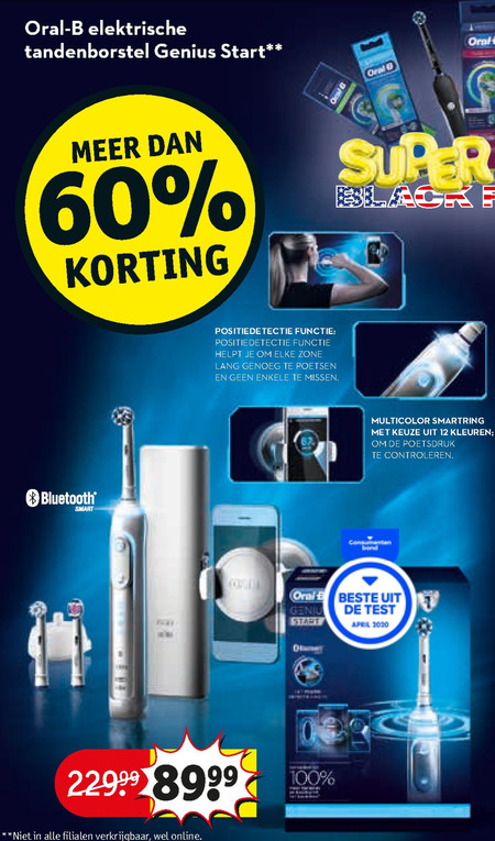 Braun Oral-B   electrische tandenborstel folder aanbieding bij  Kruidvat - details