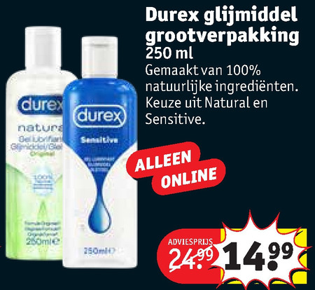 Durex   glijmiddel folder aanbieding bij  Kruidvat - details