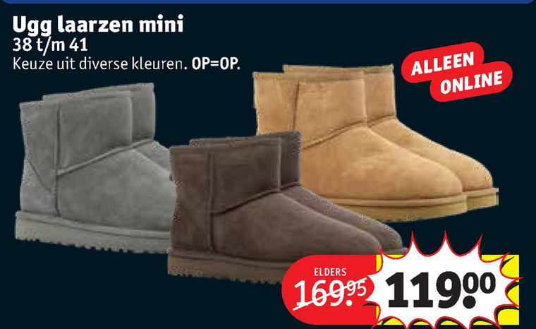 Super goed Zoeken blouse UGG Australia dameslaarsjes folder aanbieding bij Kruidvat - details