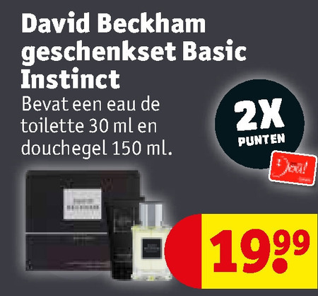 David Beckham   parfum geschenkset folder aanbieding bij  Kruidvat - details