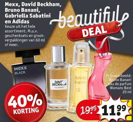 Bruno Banani   eau de toilette folder aanbieding bij  Kruidvat - details