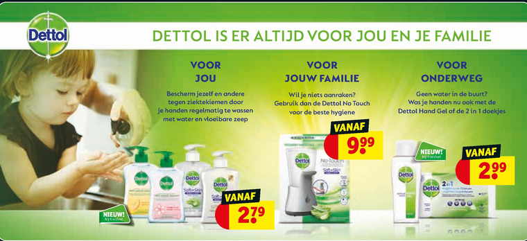 Dettol   handzeep folder aanbieding bij  Kruidvat - details