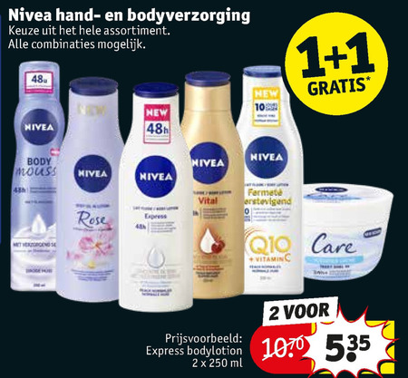 Nivea   handcreme, bodylotion folder aanbieding bij  Kruidvat - details