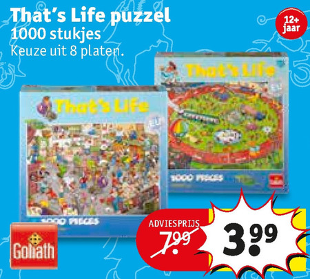 Goliath   legpuzzel folder aanbieding bij  Kruidvat - details