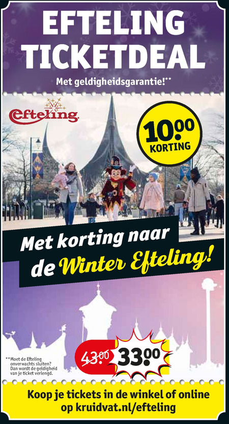 Efteling   attraktie folder aanbieding bij  Kruidvat - details