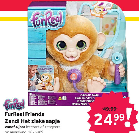 Fur Real   interactieve speelfiguur folder aanbieding bij  Intertoys - details