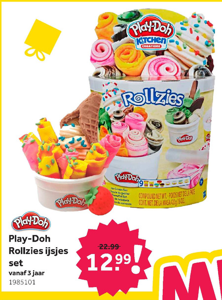 Play-Doh   kleispeelsets folder aanbieding bij  Intertoys - details