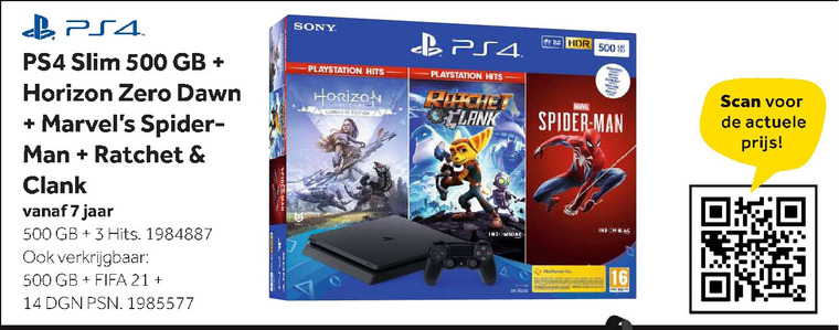 Sony   ps4 console folder aanbieding bij  Intertoys - details