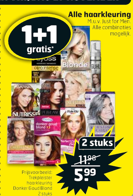 Alle merken   haarkleuring folder aanbieding bij  Trekpleister - details