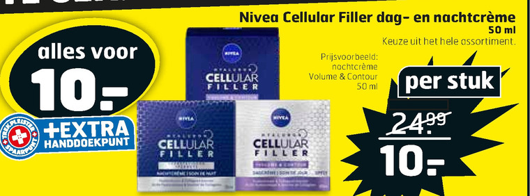 Nivea   nachtcreme, dagcreme folder aanbieding bij  Trekpleister - details