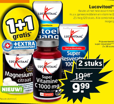 Lucovitaal   voedingssupplement folder aanbieding bij  Trekpleister - details