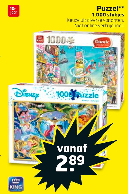 King   legpuzzel folder aanbieding bij  Trekpleister - details