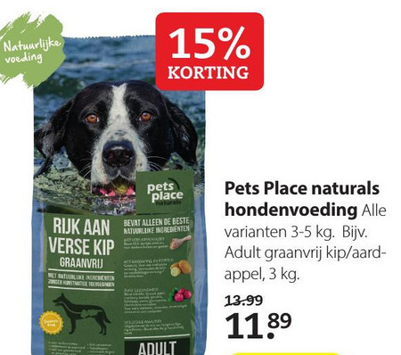 Pets Place Huismerk   hondenvoer folder aanbieding bij  Pets Place - details