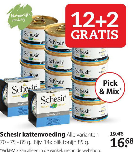 Schesir   kattenvoer folder aanbieding bij  Pets Place - details