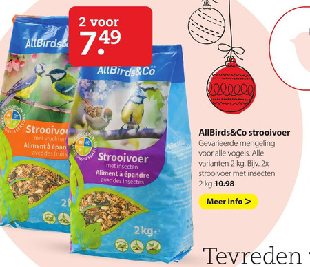 All birds and Co   vogelvoer folder aanbieding bij  Pets Place - details