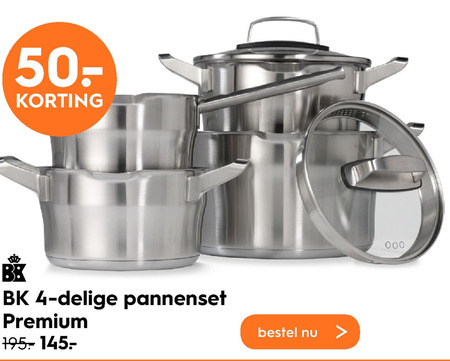 BK   pannenset folder aanbieding bij  Blokker - details