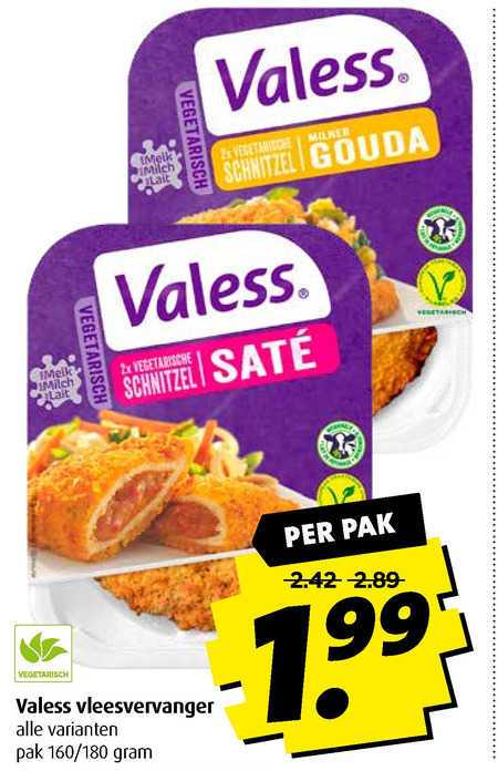 Valess   vegetarisch folder aanbieding bij  Boni - details