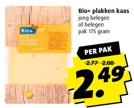 Bio Plus   kaasplakken folder aanbieding bij  Boni - details