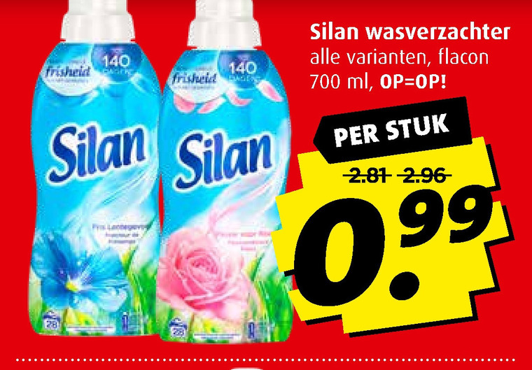 Silan   wasverzachter folder aanbieding bij  Boni - details