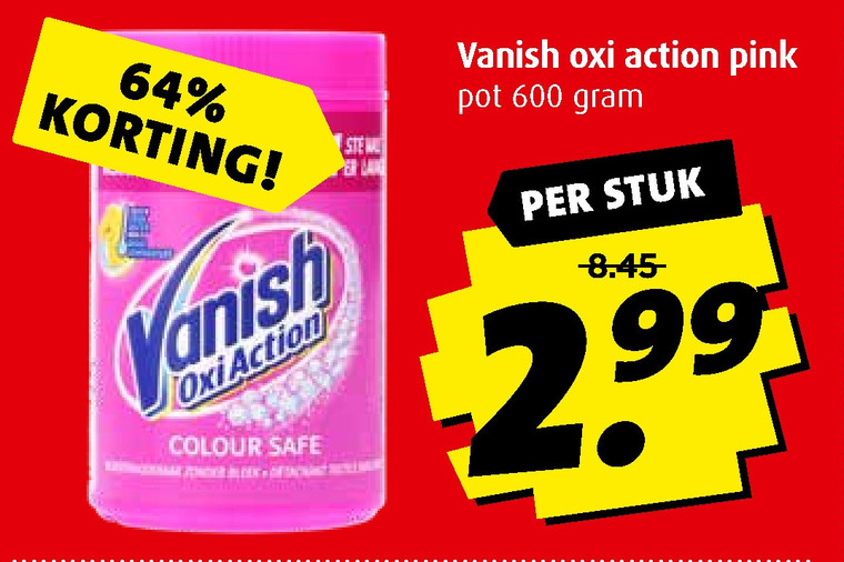 Vanish   vlekkenverwijderaar folder aanbieding bij  Boni - details