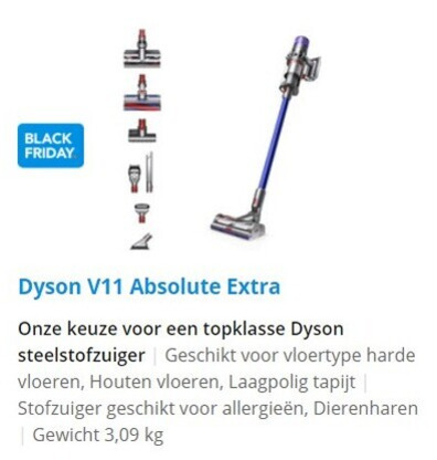 steelstofzuiger aanbieding bij Coolblue -