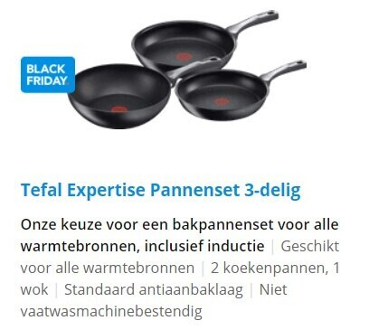 Tefal   koekenpan, pannenset folder aanbieding bij  Coolblue - details