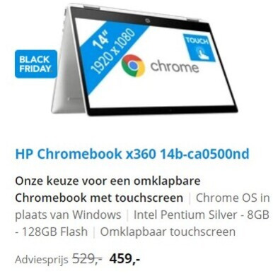 HP   notebook folder aanbieding bij  Coolblue - details