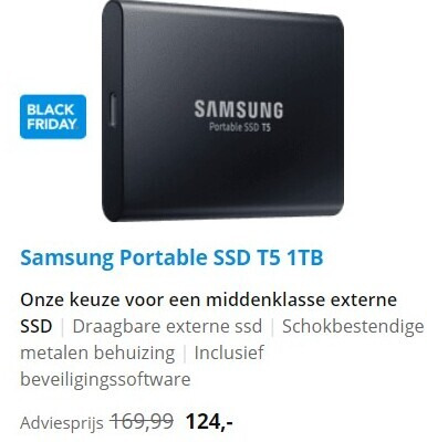 Samsung   portable harde schijf folder aanbieding bij  Coolblue - details