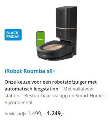 IRobot   robotstofzuiger folder aanbieding bij  Coolblue - details