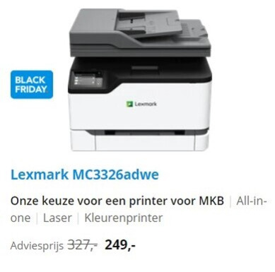 Lexmark   all-in-one printer folder aanbieding bij  Coolblue - details